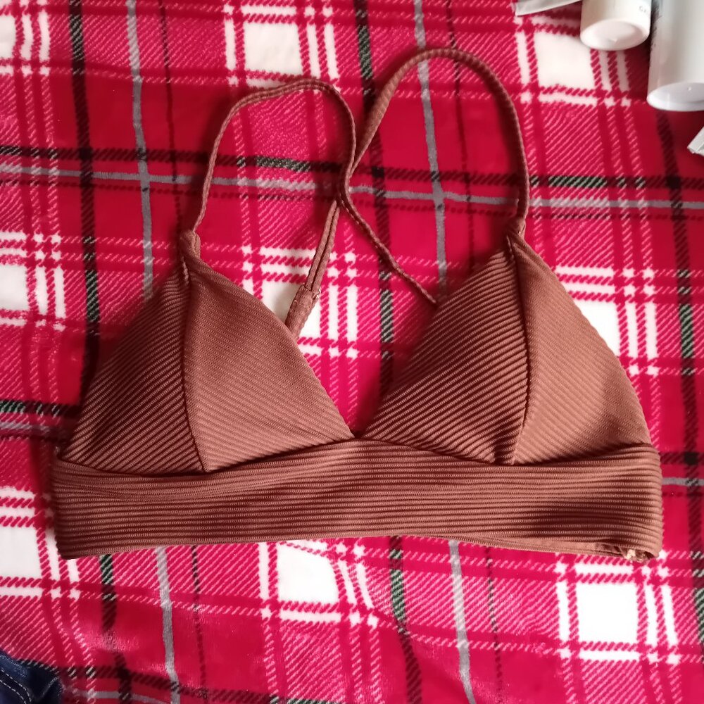 Only Brown Bikini Top XS